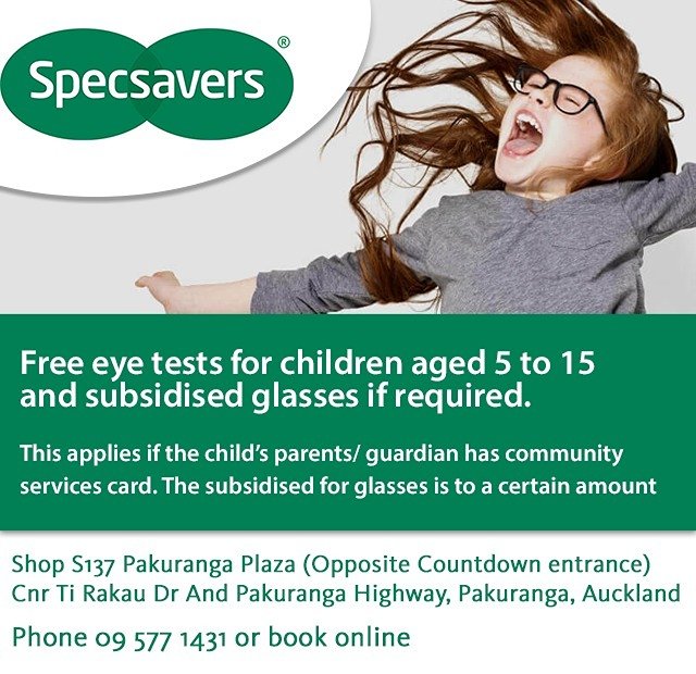 Specsavers Optometrists & Audiology - Pakuranga - Pakuranga Intermediate School
